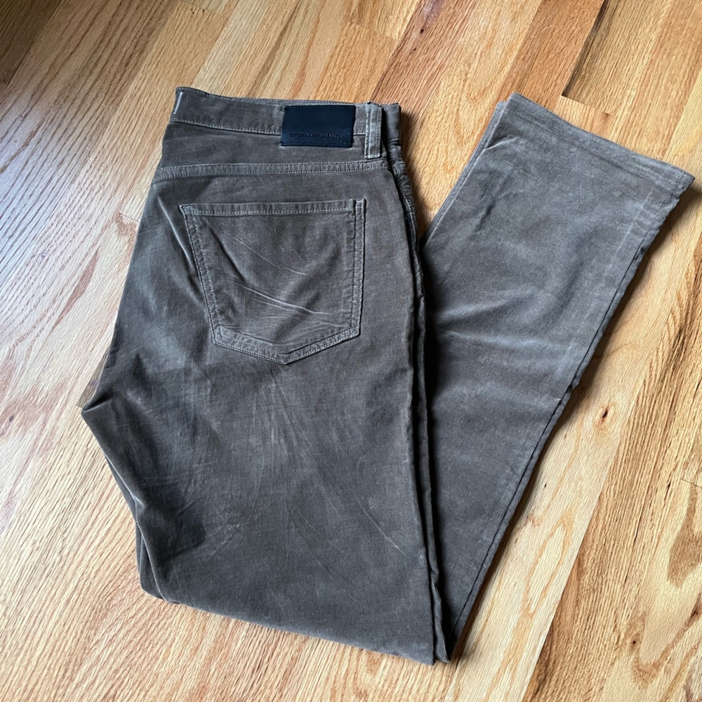 Citizens Of Humanity Corduroy Pants in Brown